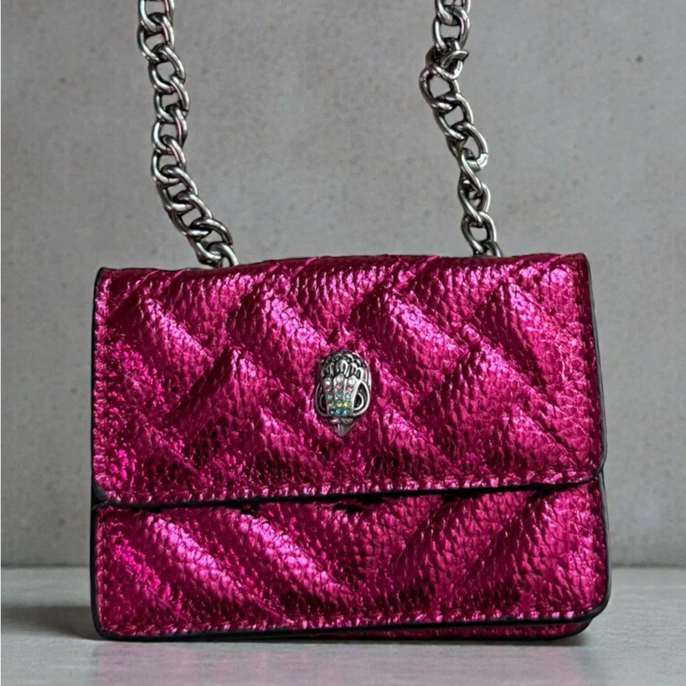 Kurt Geiger Pink Micro Mini Crossbody Bag